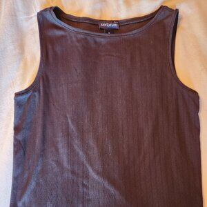 Black sleeveless top